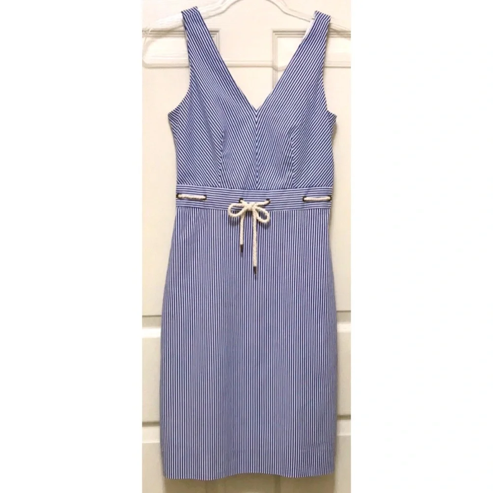 J. Crew Seersucker Sheath Dress